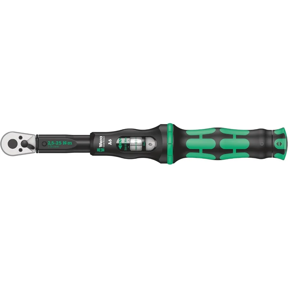 

Wera Click-Torque A6 Torque wrench Hex 2 5-25 Nm