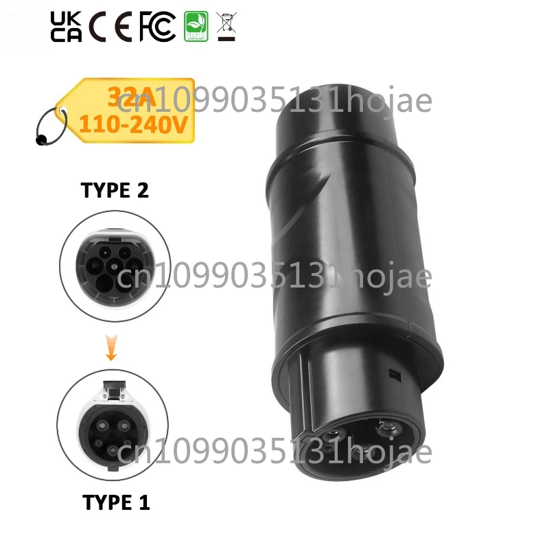 

Адаптер зарядного пистолета европейского стандарта в американский стандарт для трамвайной зарядки нового энергии AC Type2 на Type1