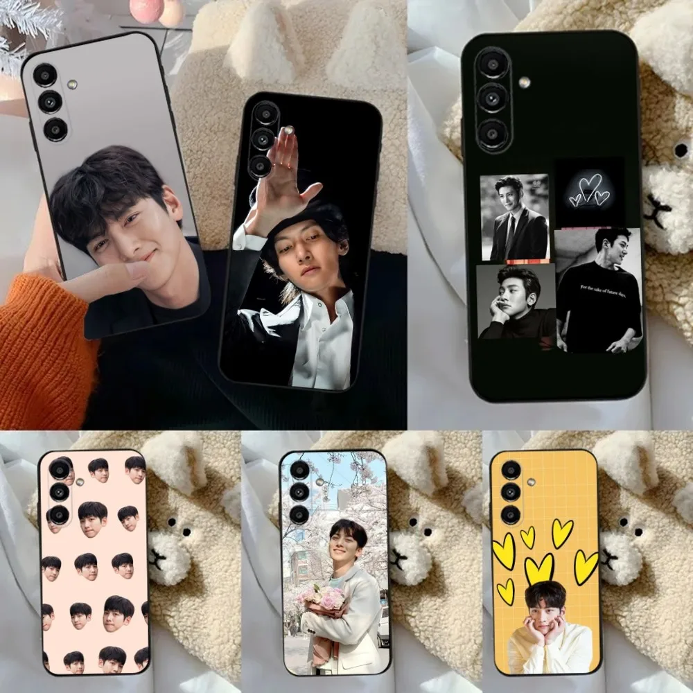 

Ji Chang Wook Phone Case For Samsung S24,23,22,30,21,10,9,Ultra,Plus,Lite,FE,5G Black Soft Case