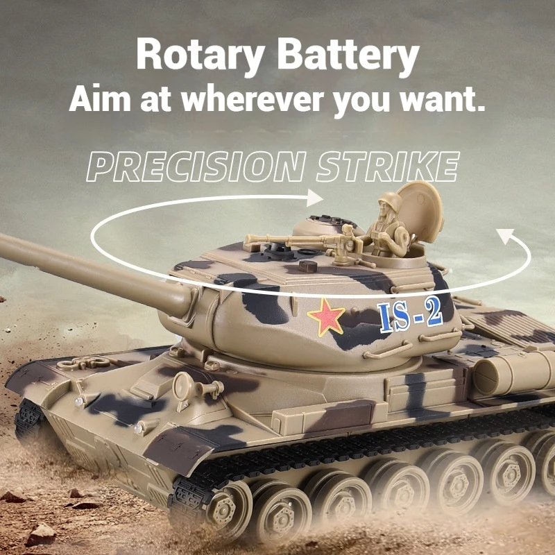 New Toy Tank Funny Gift-1:20 Robot Chassis Rc Tank Model,Remote Control Car Toy,Can Fire Cannon Battle Tank Toy Toys For Boys