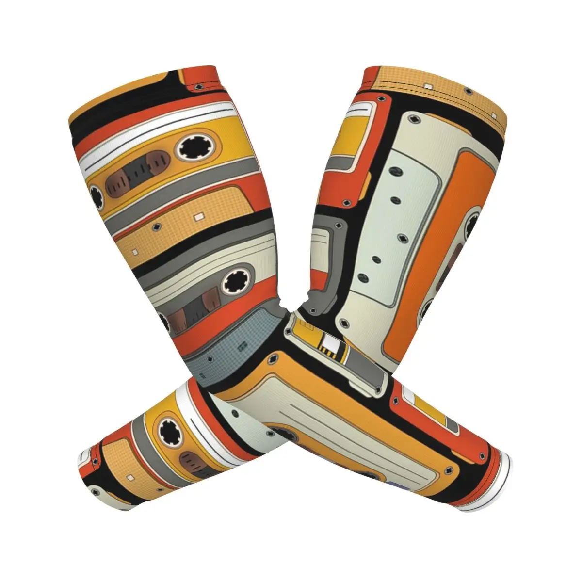 

Винтажные кассеты поколения 80-х годов, рукава для мужчин и женщин, защита от солнца и ультрафиолета, накидка для татуировок, спортивное охлаждение, езда на велосипеде