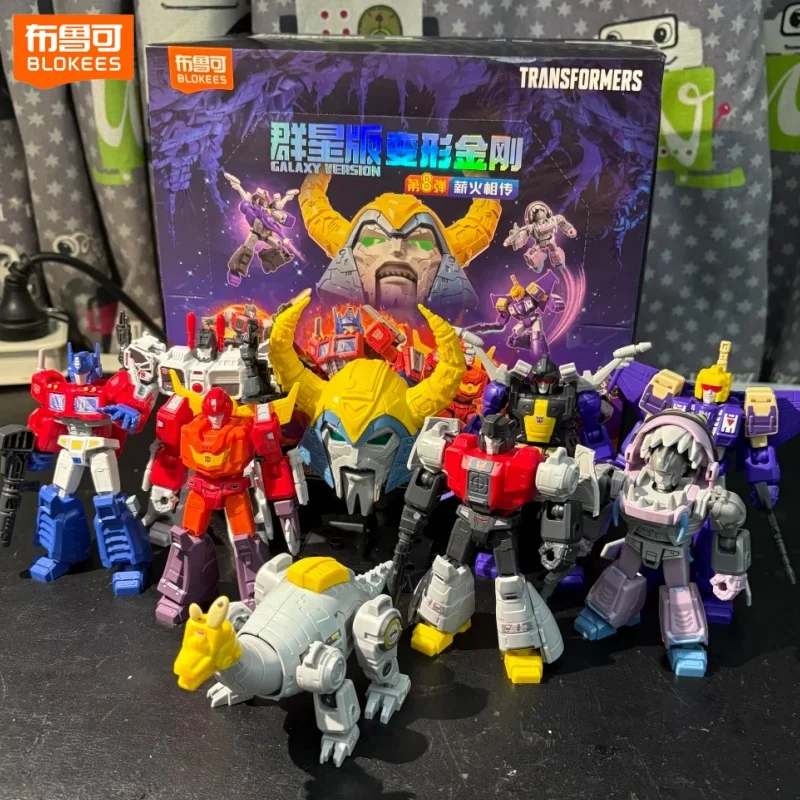 

Подлинные трансформеры Hot Blokees Galaxy Version-8 илиiging Wave2 Soundwave Shockwave Старскрим Мегатрон Робот Сборка Игрушки Подарки