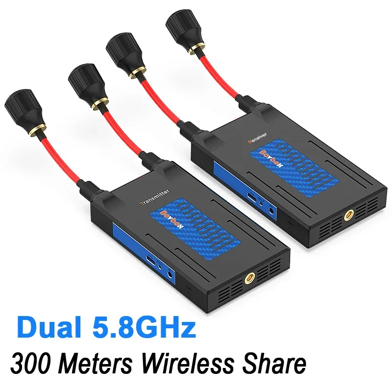 300m Wireless HDMI Extender Kit Audio Video Transmitter and Receiver Display Adapter for DSLR Camera PS4 Laptop PC To TV Monitor