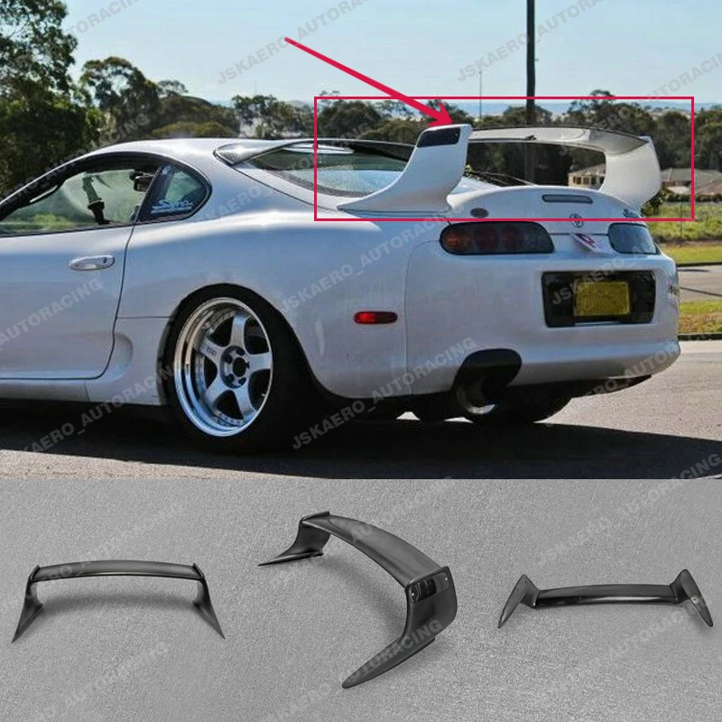 

Car Bodykits For Toyota Supra MK4 JZA80 93-98 Rear Trunk Spoiler Wing Bodykits FRP Unpainted