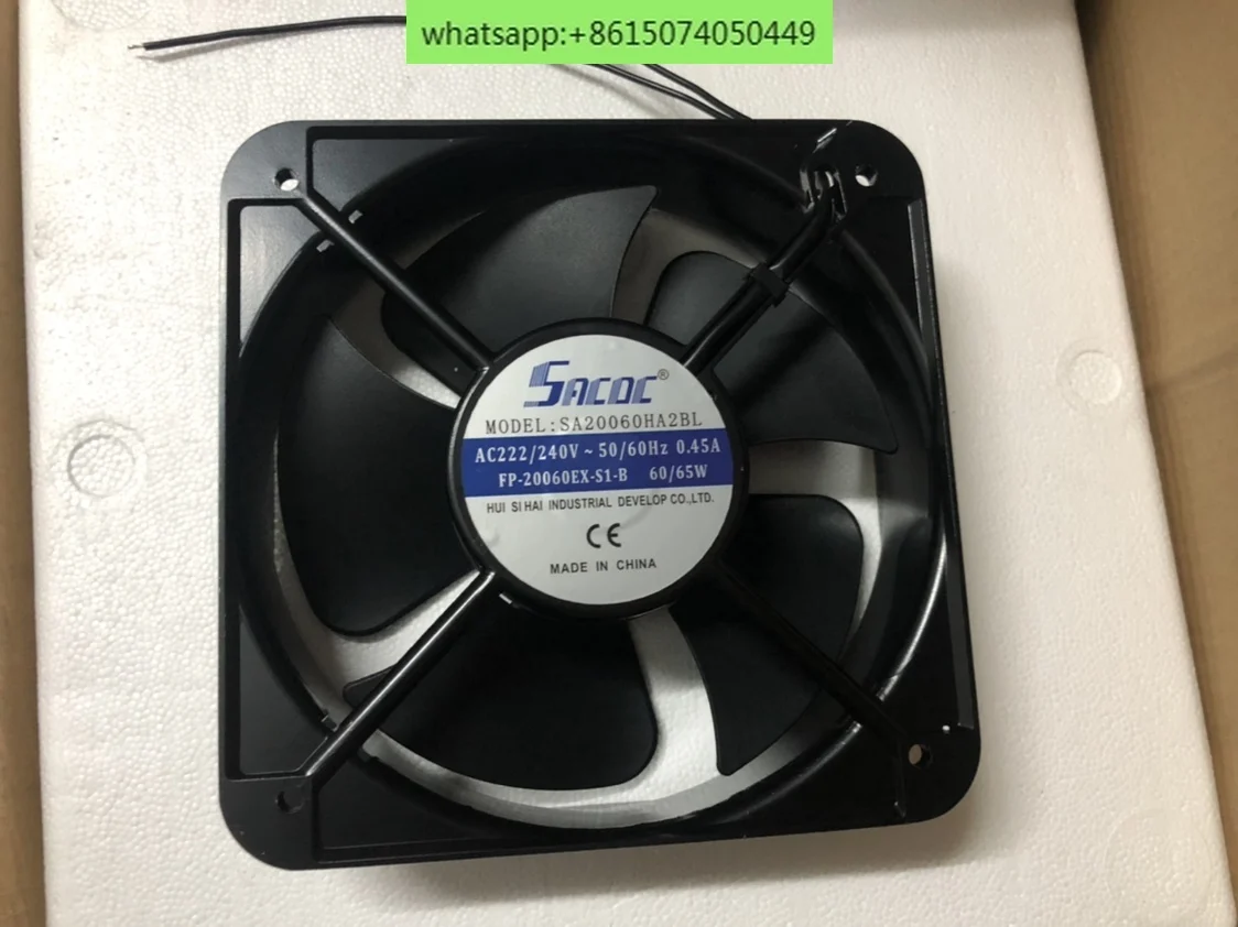 20cm SA20060HA2BL 220v 0.45A 60/65w axial flow fan cooling fan