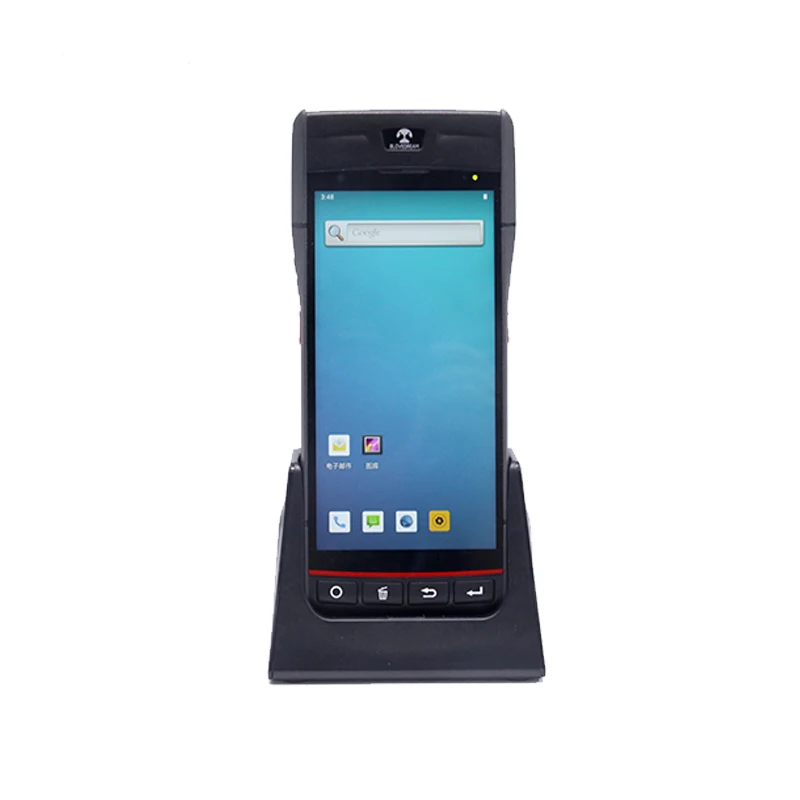 Rugged Android PDA POS Thermal Label and Self-adhesive Printer Barcode QR Code Scanner Mobile Handheld Terminal S60