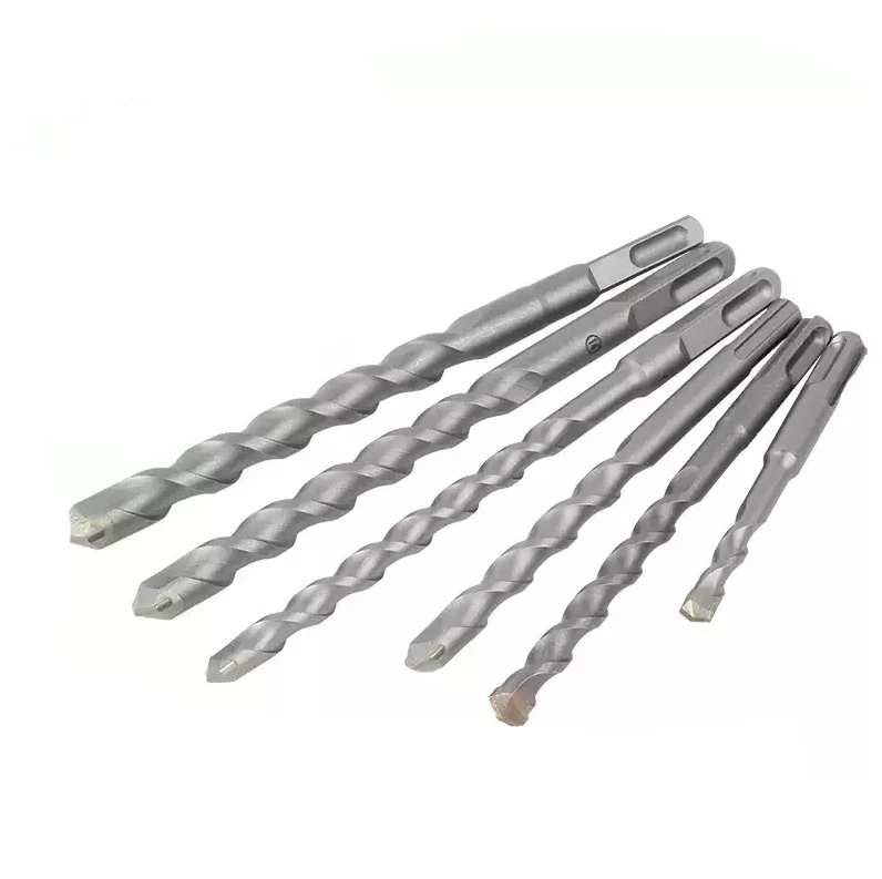 Quadratischer Rundschaft-Elektrohammerbohrer für Zementwände und Beton, Schlagbohrer aus Legierung M6 M6.5 M8 M10 M12 M14 M16 M18 M20 – Detail 3