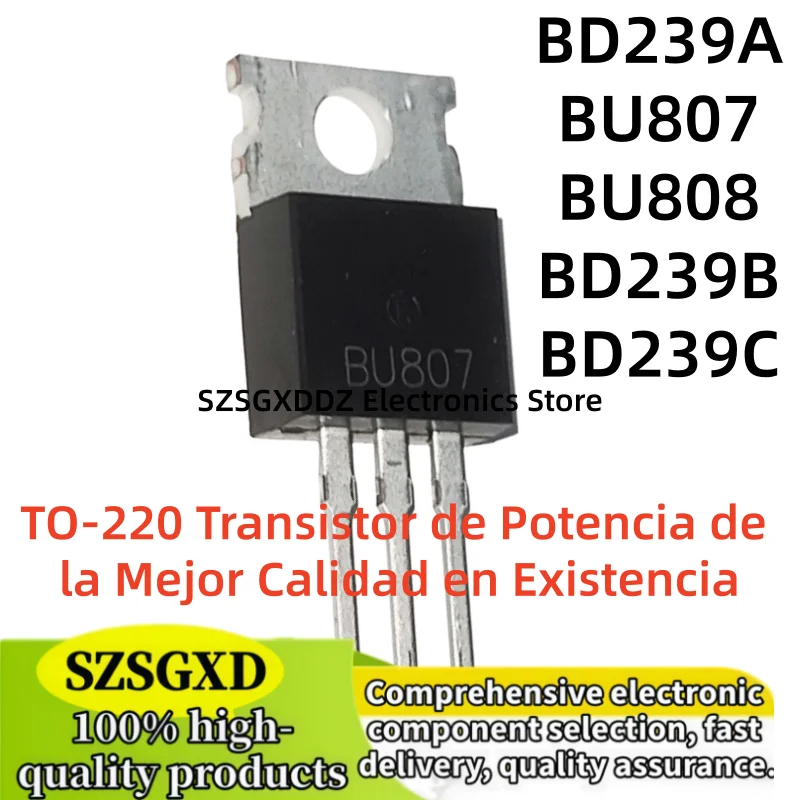 10-20 pieces 100% new TO220 BU807 BU808 BD239A BD239B BD239C TO-220 Power Transistor of the Best Quality in Stock