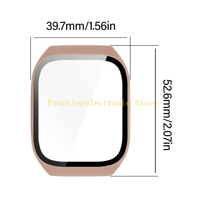 G8DB Impact Resistant Screen Protector Cover Shell for Watch T2 PC Glass Film Sleeve