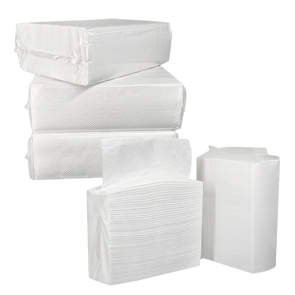 

5 Bags Thick Paper Towels for Bathroom Kitchen Bulk Tissue Hand Napkins Water Absorbent Commercial Hotels Restaurants Bathrooms