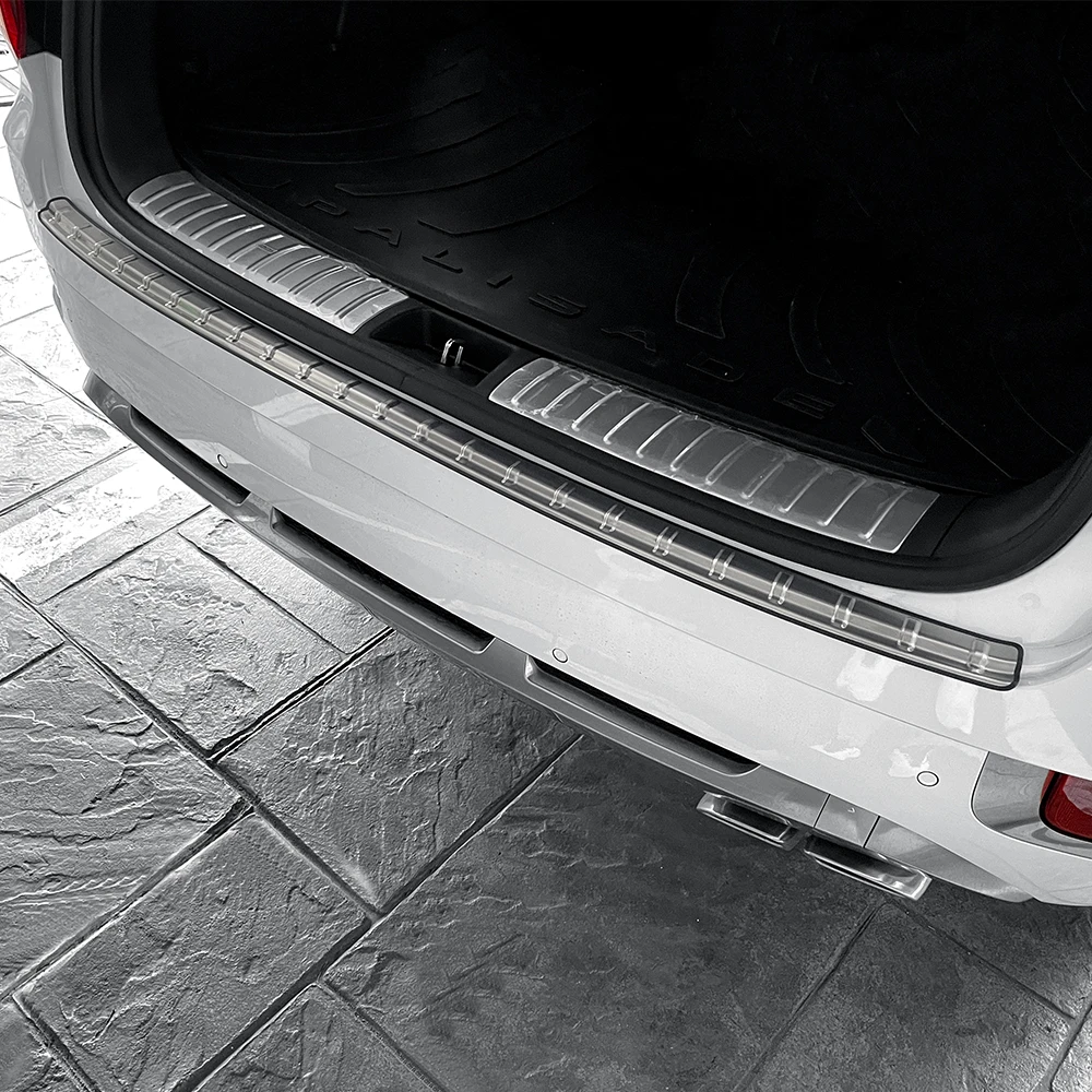 

For Hyundai Palisade/Palisade PE 2020-2025 LHD/RHD Stainless Steel Rear Trunk Inner Threshold Guard Pedal Cover Car Accessories