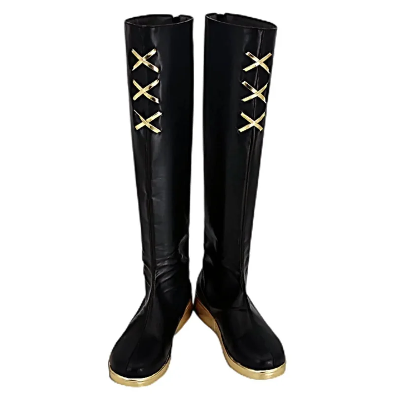 The cosplay maid boots of the virtual host of the anime "Nijisanji", suitable for Halloween and Christmas parties