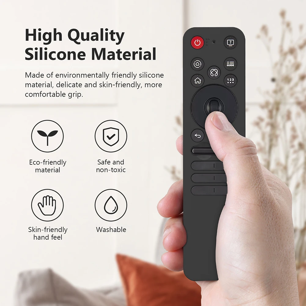 Funda para mando a distancia de TV, funda antideslizante para mando a distancia, ligera, a prueba de golpes, Compatible con LG OLED Smart TV 2025
