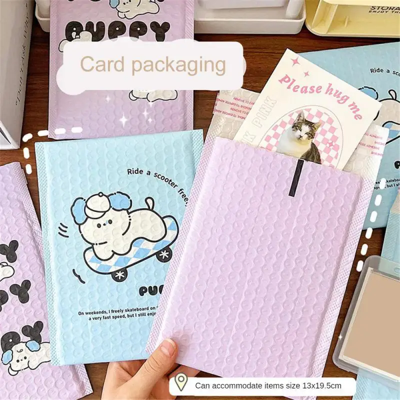 Cute Puppy Bubble Bag Cartoon Packing Express Bag Color Bubble Bag Shockproof Film Bubble Envelope Bag Protection Bag