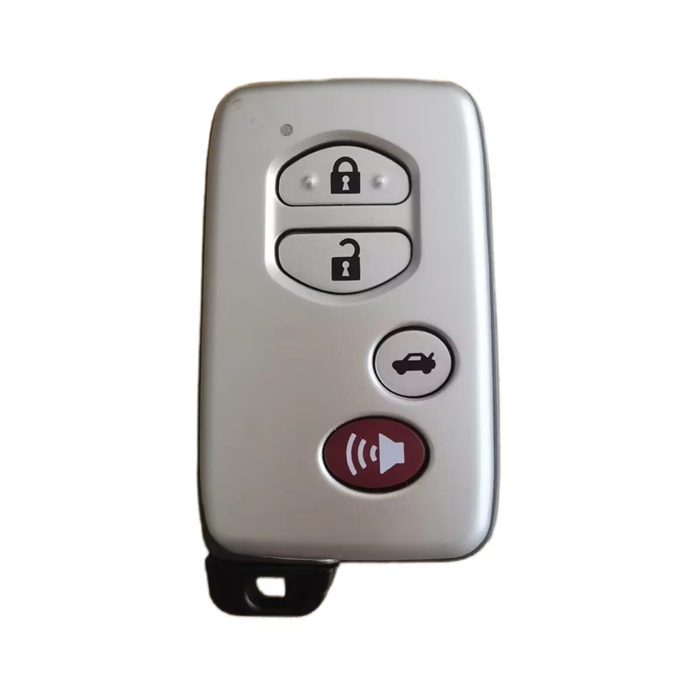 New Uncut Smart Remote Key Shell Case For Toyota Land Cruiser Prado Prius Land Avalon Car Key Cover With Emergency Key Blade