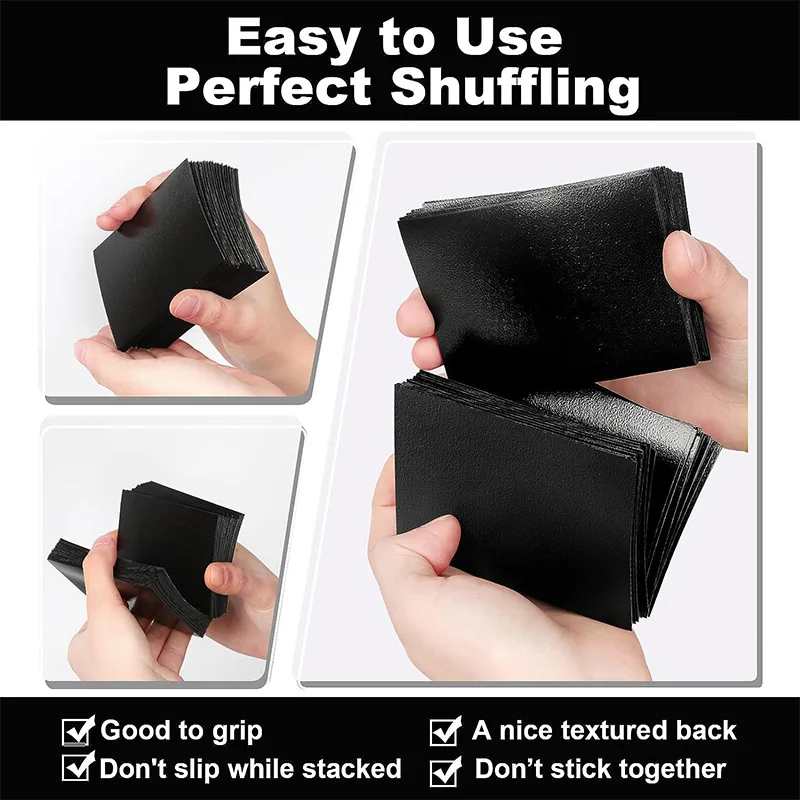50Pcs/Pack Game Card Sleeves Single Sided Frosted Card Holder Trading Card Protector for TCG Card Photo Card 66x91mm