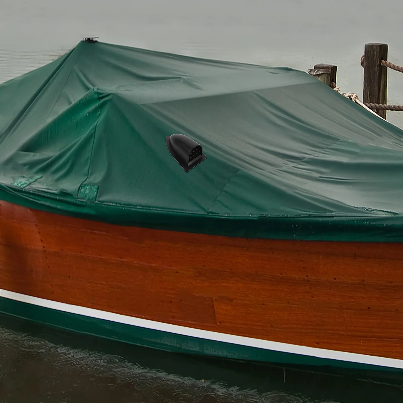 

Clam Shell Vent Cover for Boat Marine Plastic Wire Protector Waterproof Yacht Cable Vent Cover with Efficient Airflow and Noise