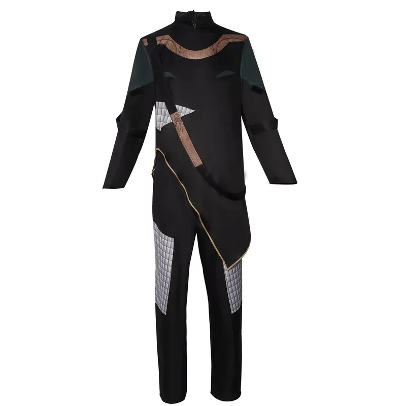 

Movie Loki Costume Cosplay Outfits Disguise Uniform With Cape Cloak For Adult Men Halloween Carnival Party Suit Custom Mad FD1;6