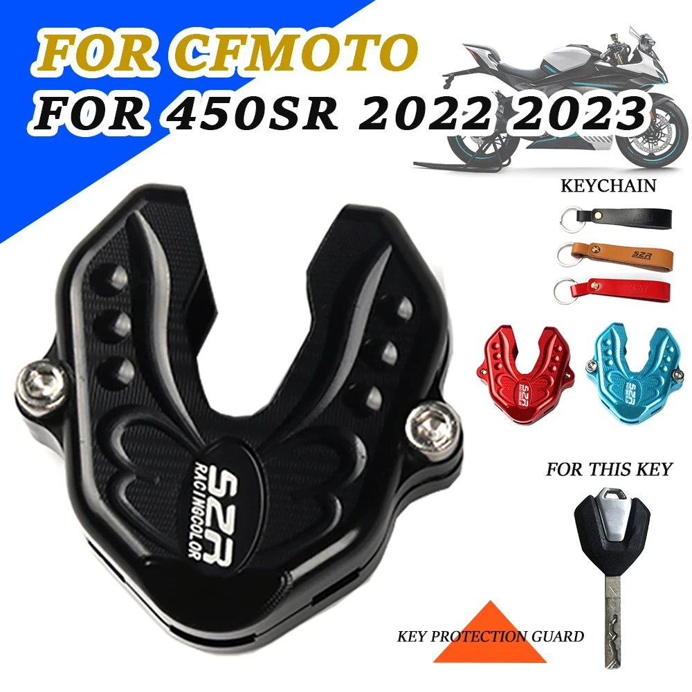 

Motorcycle Accessories Key Cap Cover Shell Protection Case Decorative Head Protector For CFMOTO SR 450 SR 450SR SR450 2022 2023