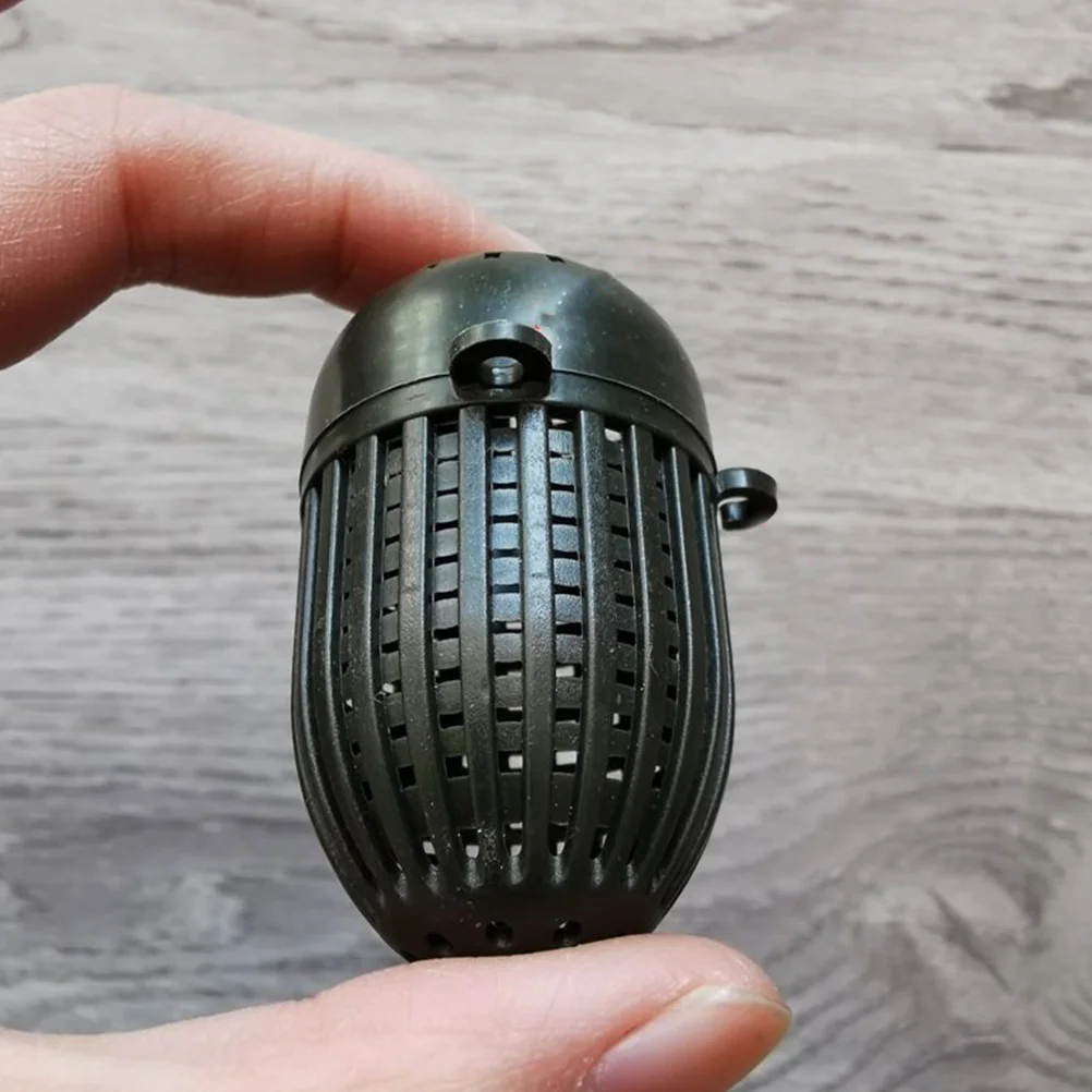 10 Pcs Eel Bait Cage Lure Basket Holder Thrower Device Outdoor Fishing Supply Dedicated Carp Equipment Black Tackle