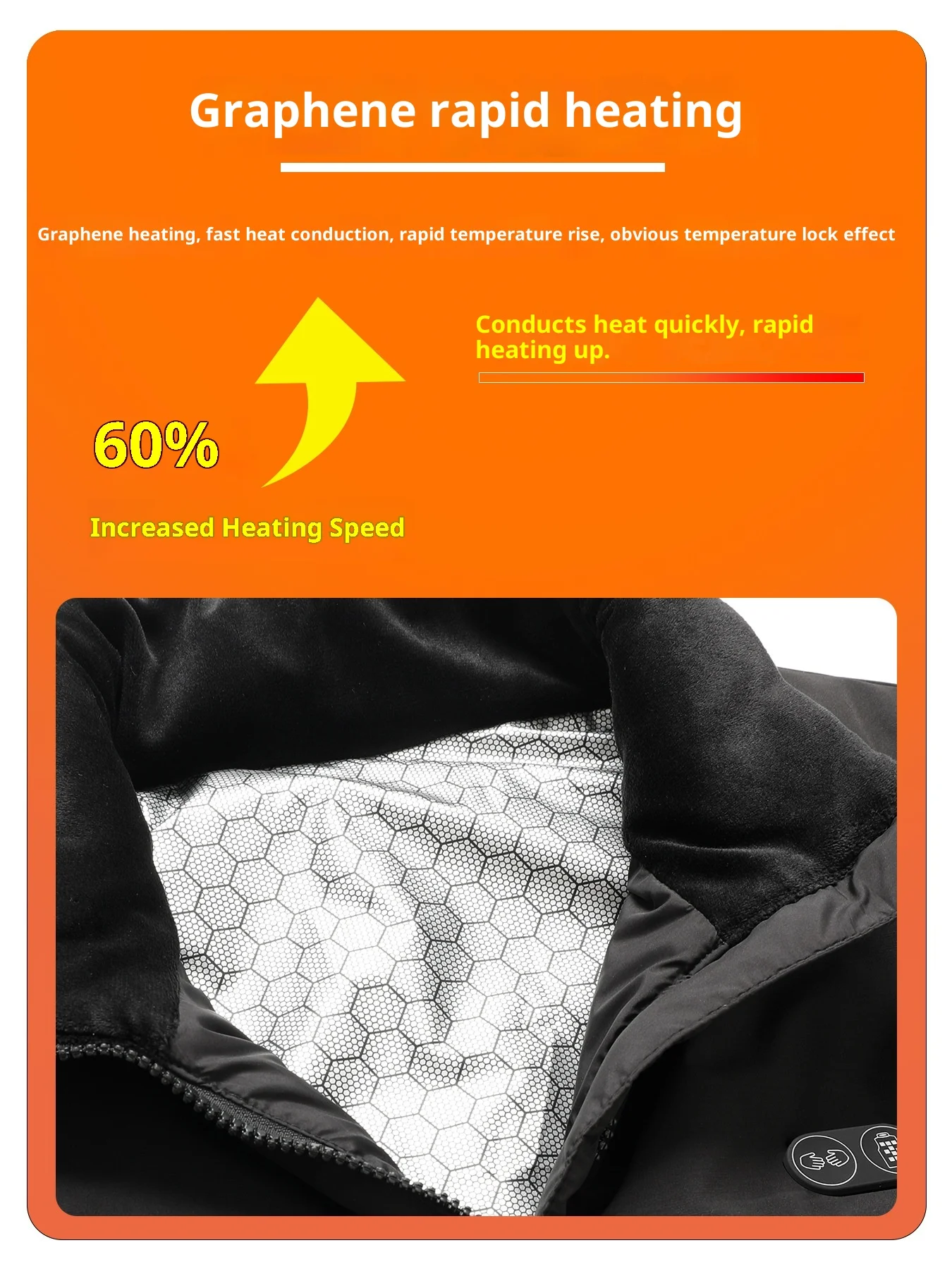 Neue Smart Heizung Weste Männer Frauen 17 Zonen Dual Control Temperatur Fleece Stehkragen USB Elektrische Thermische Winter Weste – Detail 13