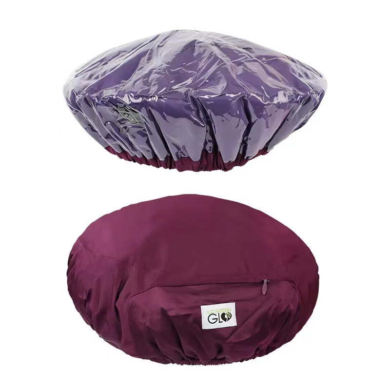 

Hot sell Portable Hat Thickened Heating Steam Shower Caps Hair Mask Thick Hair Care Thermal Electric Hair Steaming Cap