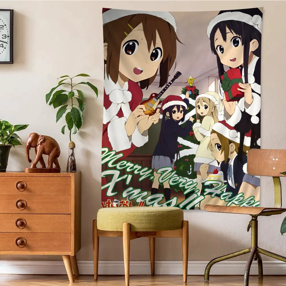 Anime K-ON KON Movie Sticky Posters Whitepaper Sticker DIY Room Bar Cafe Posters Wall Stickers