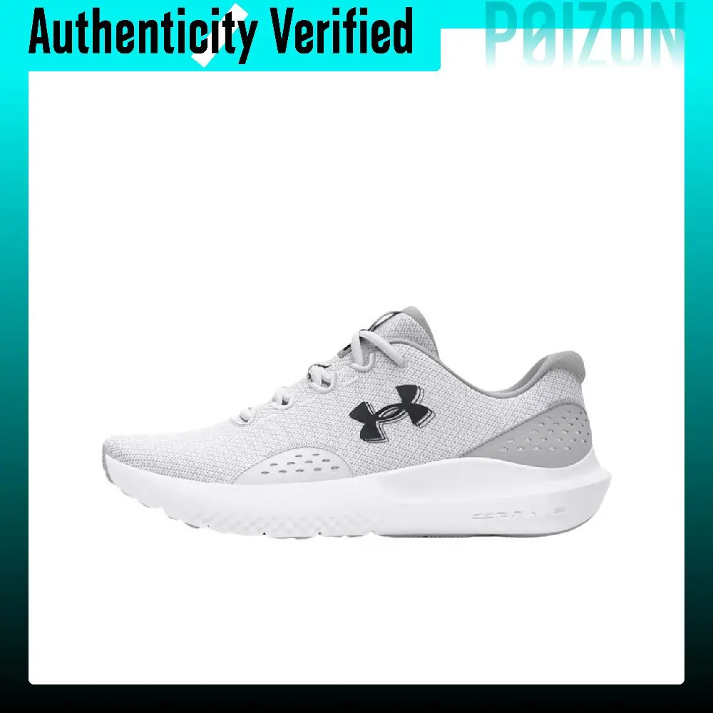 Under Armour Abrasion Resistant Breathable Low top Running Shoes Men's White 3027000-100