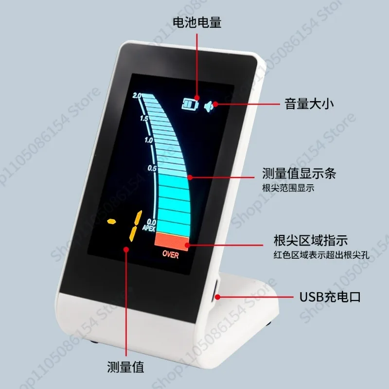 Dental Mini Root Canal Length Tester Full Oral Root Tester Portable Color Large Screen