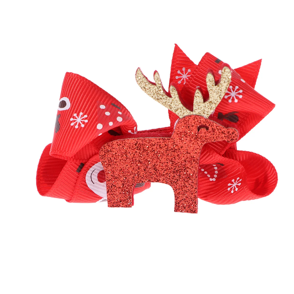 

5Pcs Christmas Hair Clips Santa Deer Tree Sequins Barrettes Party Hair Accessories Girls Holiday School Wear Christmas Hairpins
