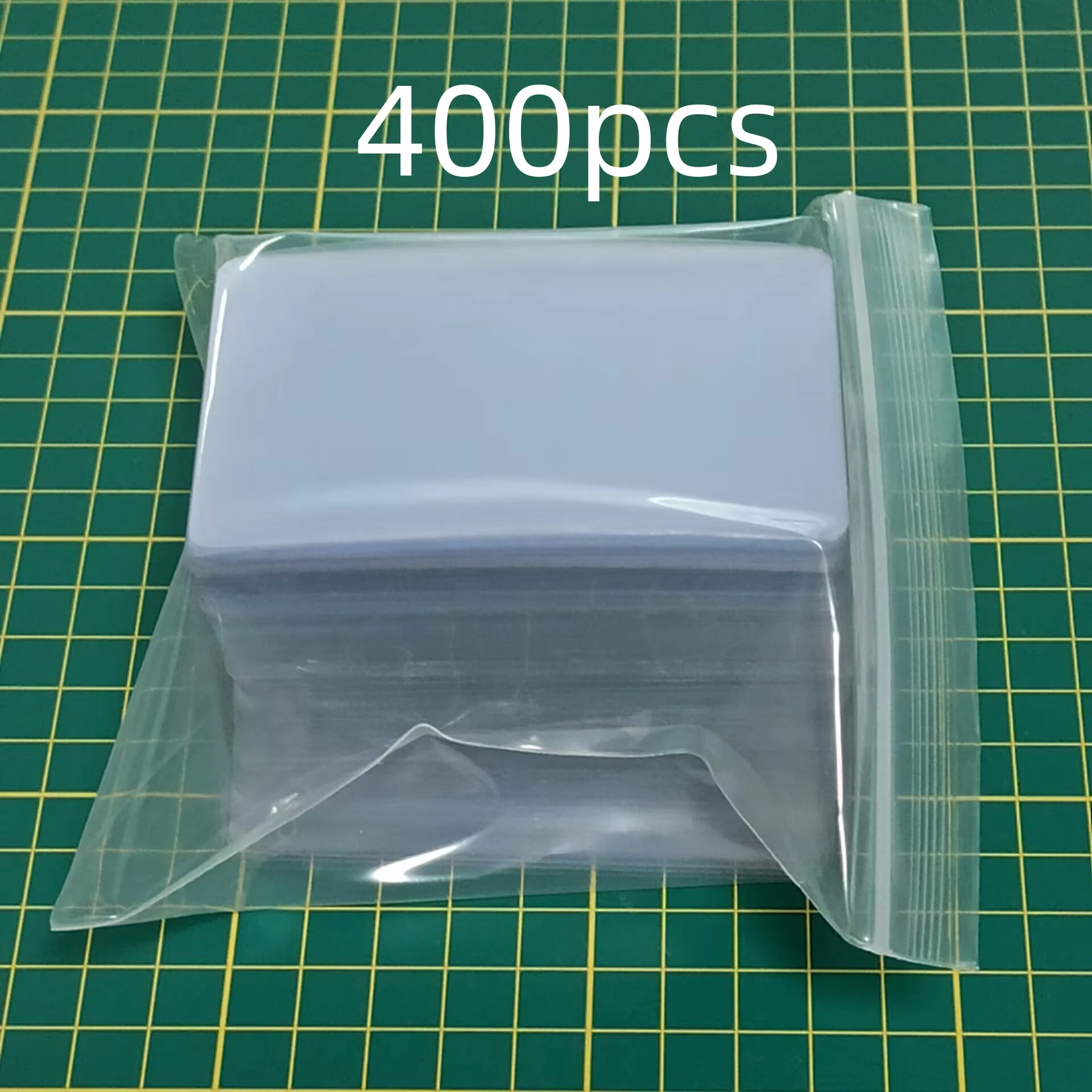 200 stuks/400 stuks doorschijnende, matte, effen plastic PVC-platen, blanco acetaat, geschikt voor visitekaartjes, dikte 170 micron, zeer dun.