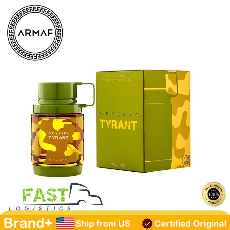 

Armaf Odyssey Tyrant Special Edition By Armaf Men 100ML EDP Spray Cologne Persistence Arabian Long-lasting Hair and body spray