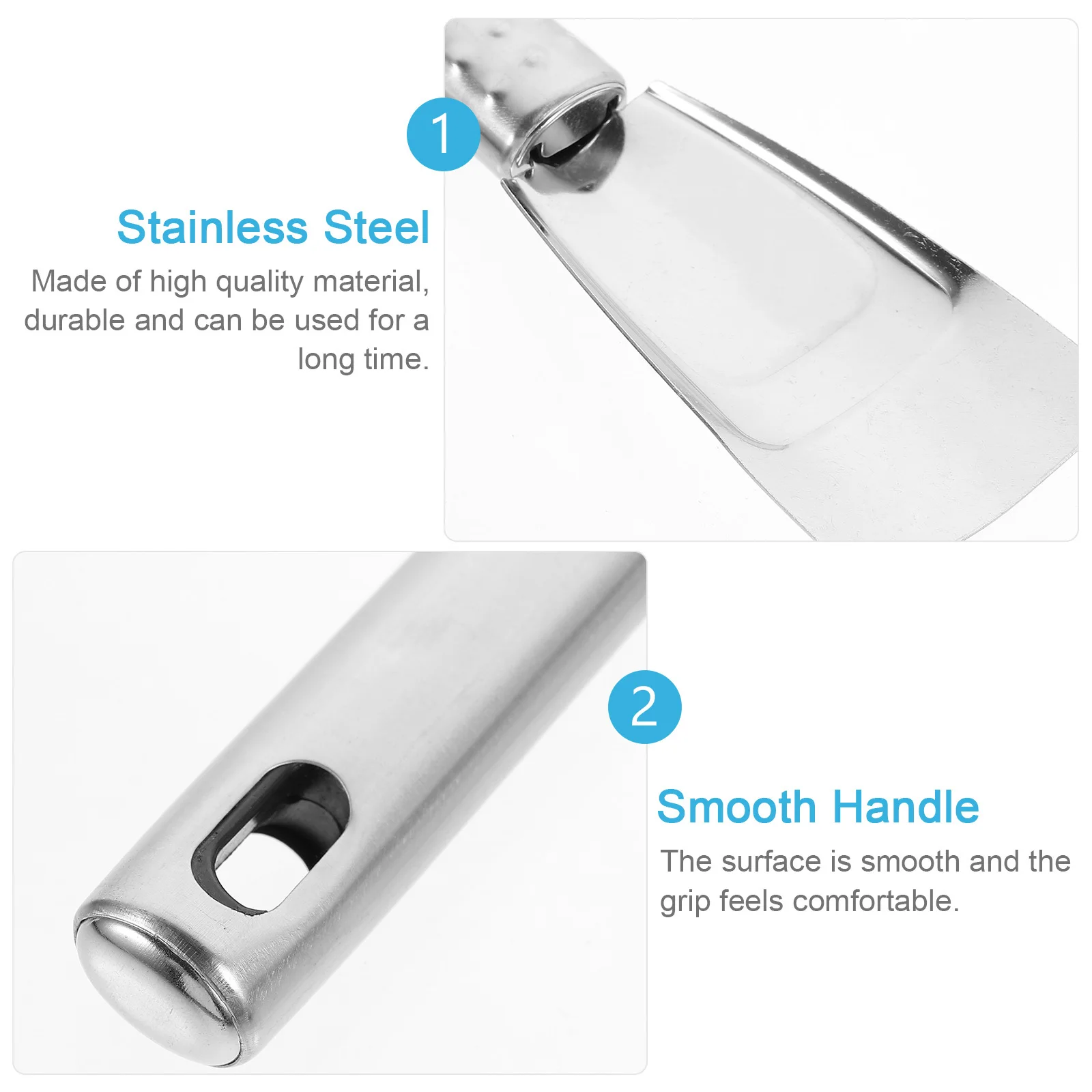 

6Pcs Stainless Steel Ice Shovel for Refrigerator Freezer Ice Scraper Heavy Duty Deicing Frost Removal Tool Freezer Shovel