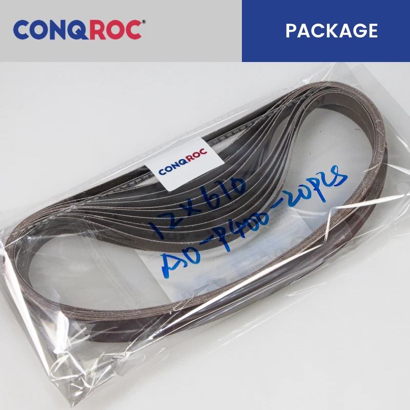 20 Pieces 12x610mm Sanding Belts Aluminum Oxide 1/2"x24" Abrasive Belts P36~600