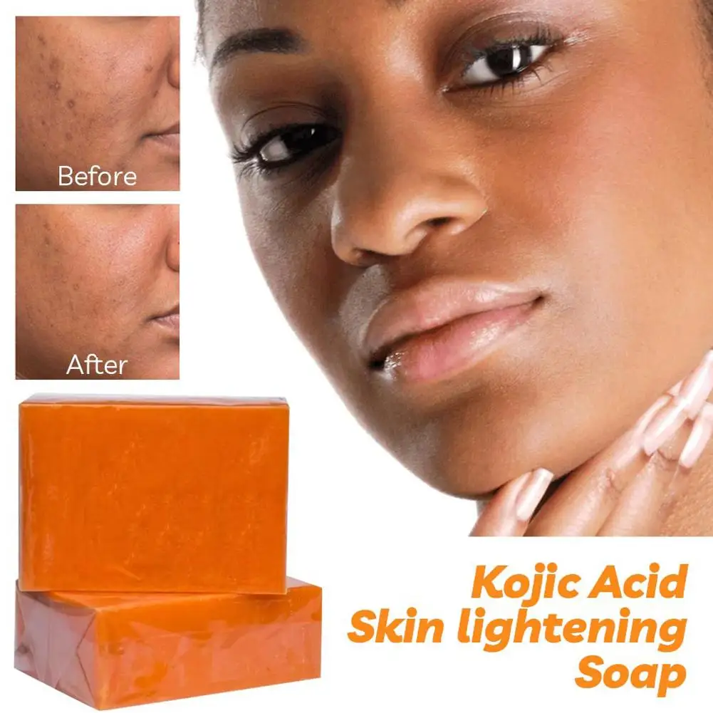 Kojic Acid Soap 100g Pack Dark Black Skin Lightening Soap Glutathione Hand Brightening & Made Bleaching Skin Soap Z3U5