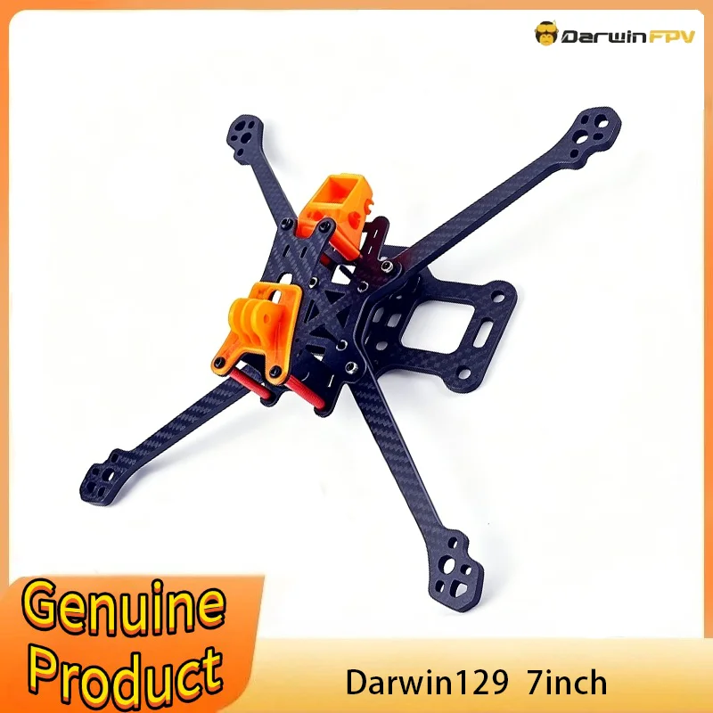 DarwinFPV Darwin129 7Inch 280 Wheelbase Carbon Fiber Frame for 2207 2806.5 Brushless Motor 7inch Propeller 7