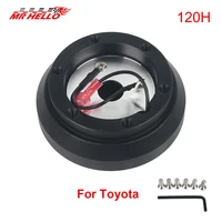 Adaptador de cubo de volante Boss versión delgada, Kit para Toyota Camry Corolla 120H, 6 agujeros