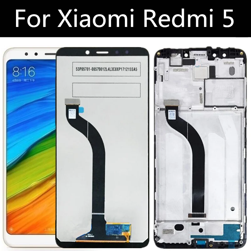 5.7  LCD For Xiaomi Redmi 5 MDG1 MDI1 Redmi5 LCD Display Touch Screen Assembly Replacement Accessories