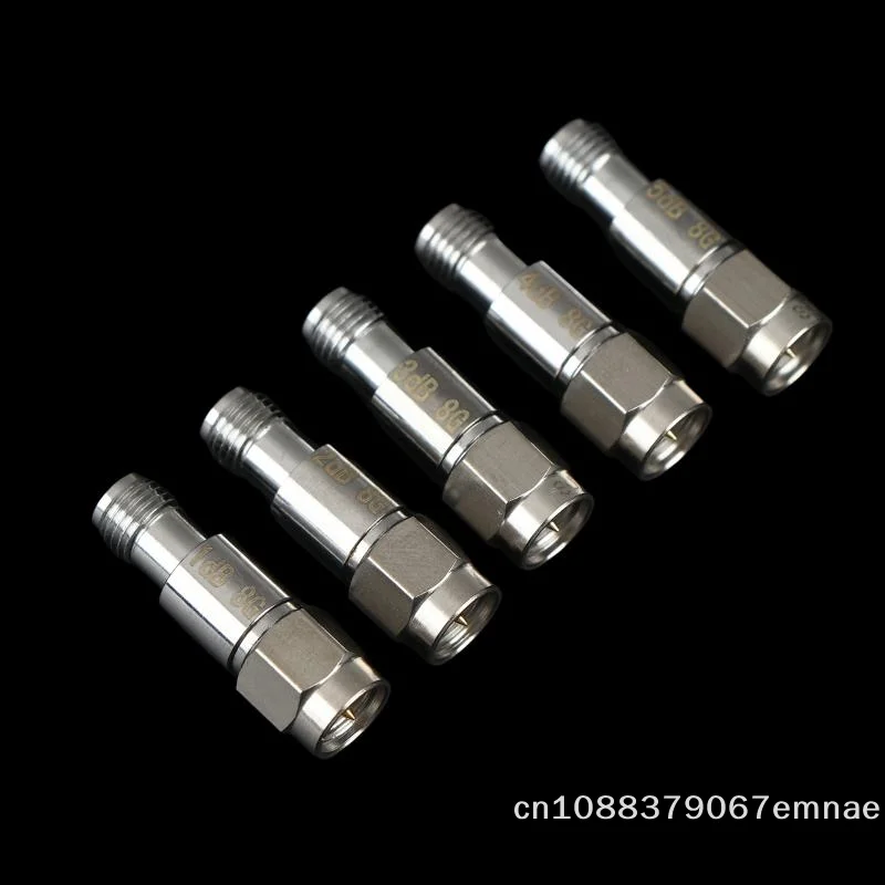 [ZYAS]【xxx】1 PCS DC-8Ghz SMA Coaxial Fixed Attenuator 2W 1dB/2dB/3dB/4DB/5dB/ SMA Coaxial Fixed Attenuator[ZYS]