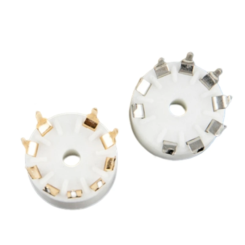 5pcs Quality B9A Ceramic 9Pin Tube Socket for Improved Sound Vacuum Tube Socket