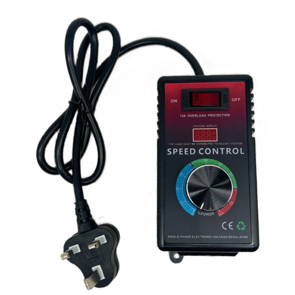 

AC220V Двигатель с защитой от перегрузки Мониторинг напряжения в реальном времени Электрическая дрель Электрическая печь Угловая шлифовальная машина Контроллер скорости вентилятора
