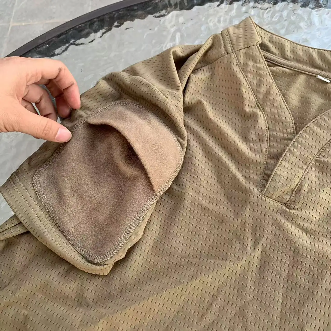 Tactical Tom VS Style Short Sleeve T-Shirt, Breathable, Outdoor Train Combat, Coyote Brown, Comfortable, Quick Drying