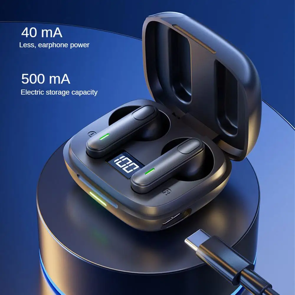 Беспроводные наушники Удобная удобная посадка Высококачественный звук Беспроводные наушники-вкладыши с длительным сроком службы батареи Бинауральные стерео наушники