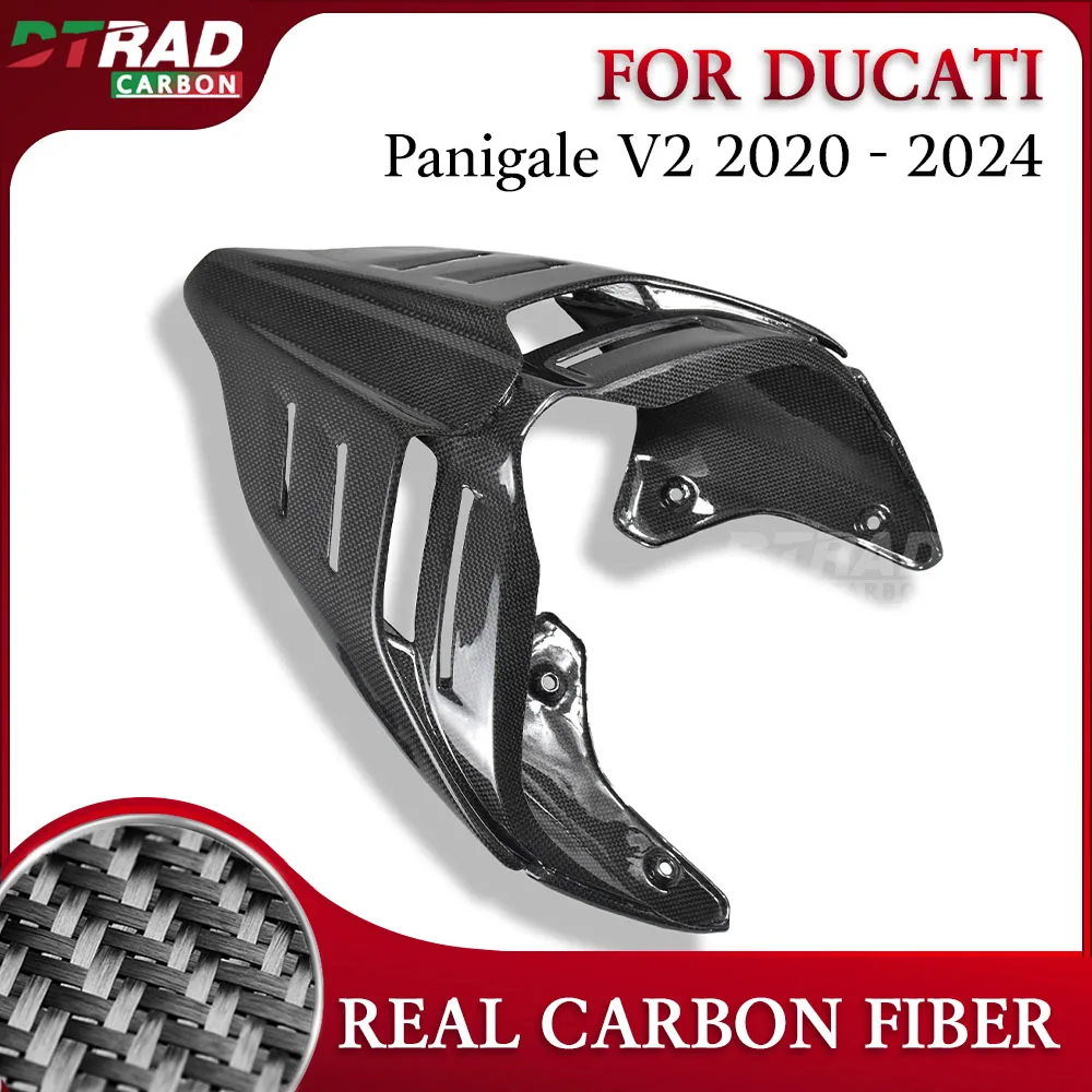 

For DUCATI Streetfighter V4 V4S V4SP 2020-2024 Carbon Fiber New Rear Hump Cowl Motorcycle Tail Cover Rear Spoiler Fairing Kit