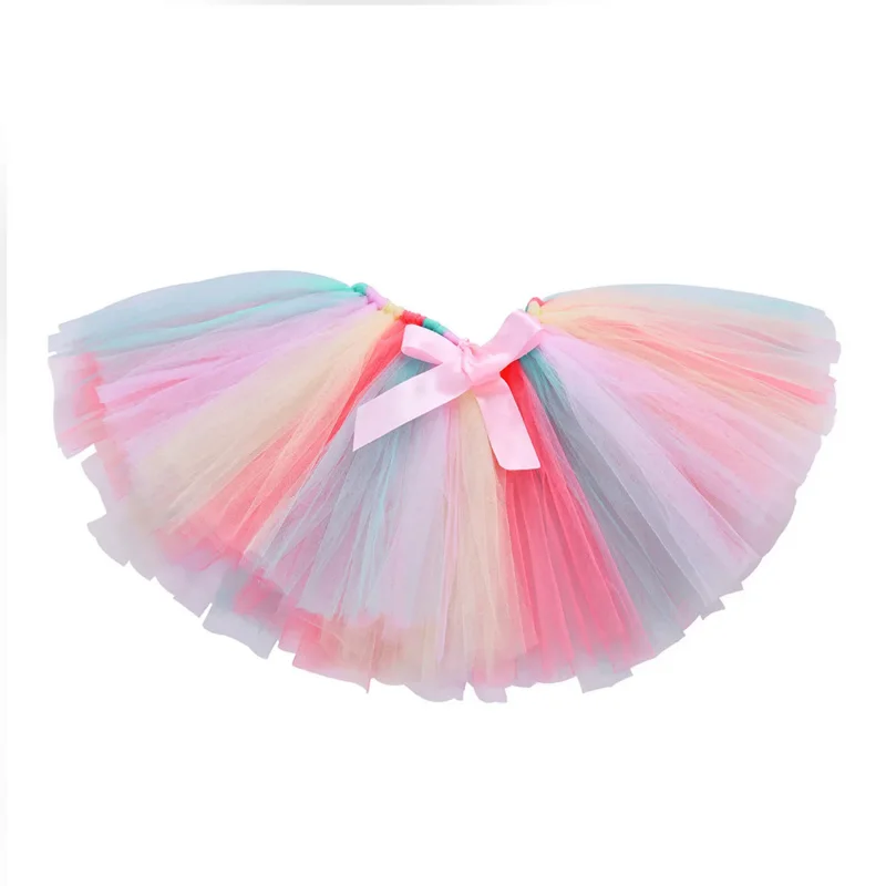 Baby girls unicorn tutu skirt outfit for kids birthday party tulle skirts set children Christmas Halloween costumes with wings