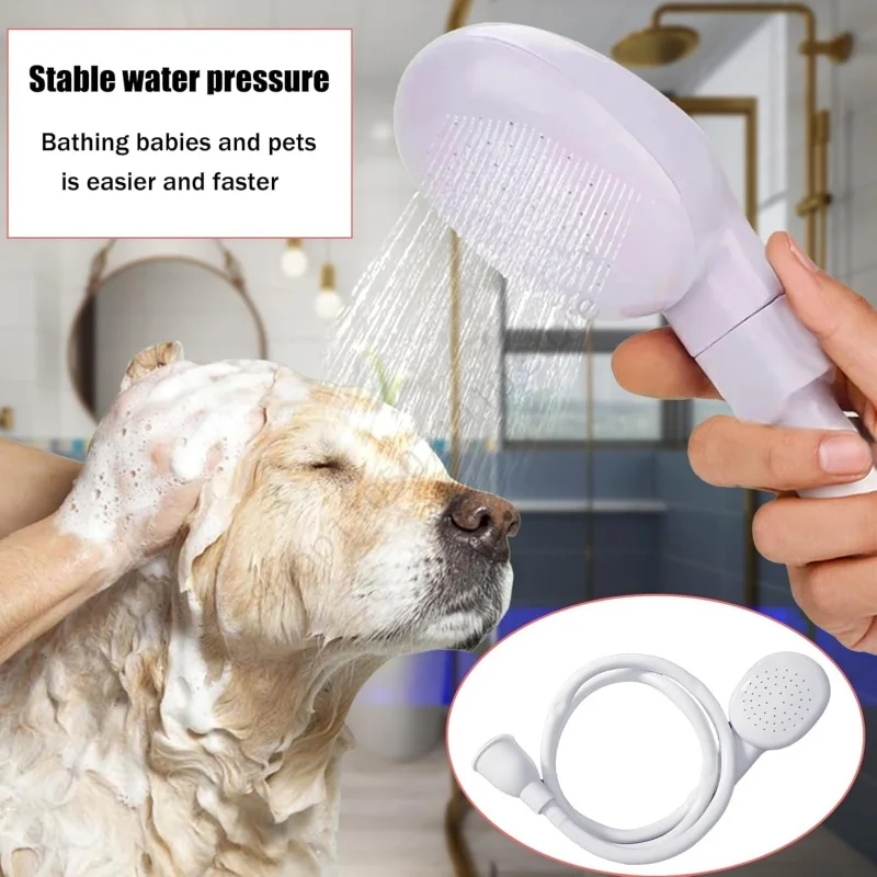 130cm Multifunctional Wash Head Shower Pet Faucet Shower Sprinkler Hose Sink Wash Extender Bathroom Bath Cleaning Supplies view 2