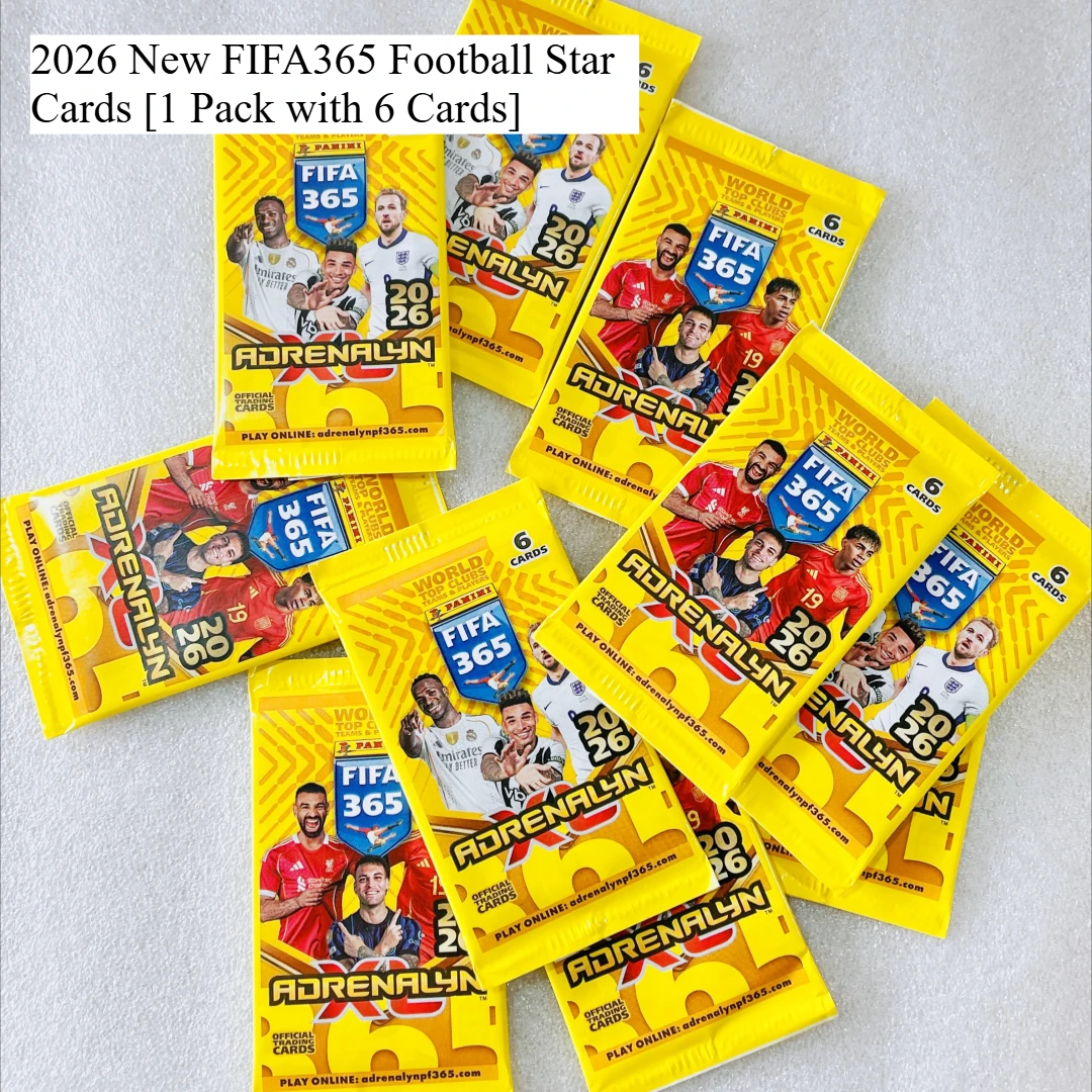 

Пакет бустеров футбольных коллекционных карточек PANINI высшего класса 2025, ограниченная серия, фирменная коллекция Ballsuperstar, подарок для фанатов