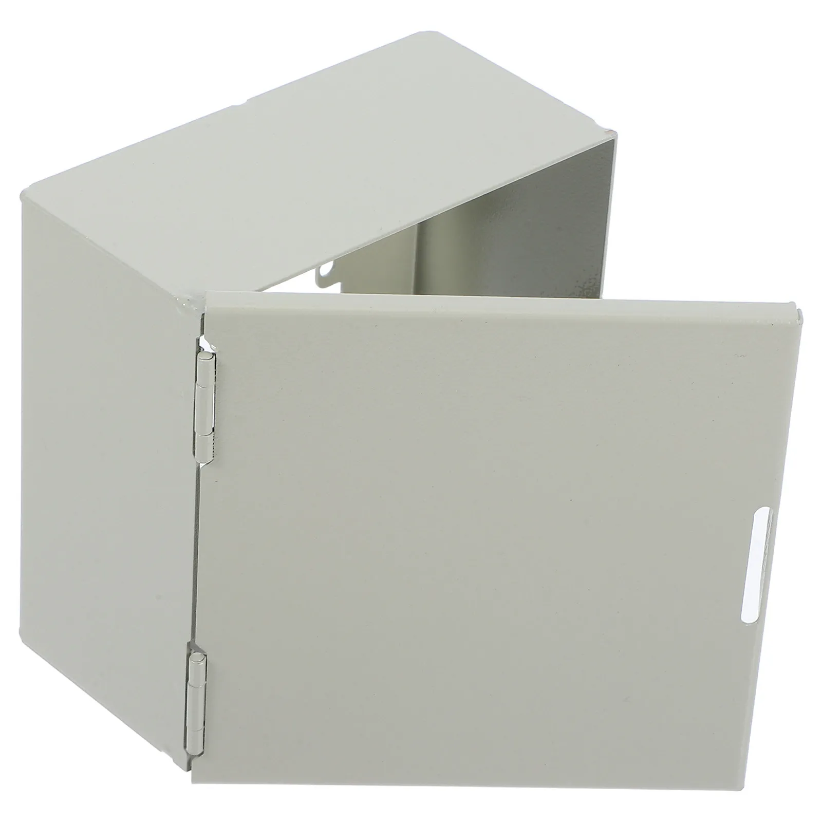 Metal Lockbox Lockable Wall Socket Cover 4.8x4.7x2.8 Recessed Electrical Outlet Protector Heavy Duty Socket Case