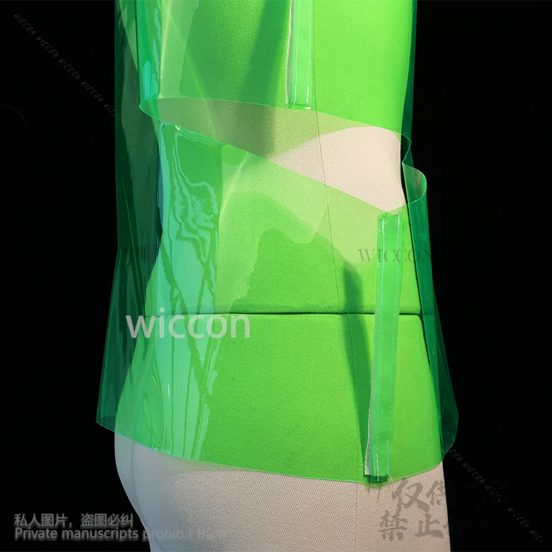 حتى كوسبفري الغريبة المرحلة R7 وميض ذهب الأخضر سترة جيراي كاي دعوى موحدة الدعائم لكوريا المعبود المرحلة مثير زي كوس مخصص