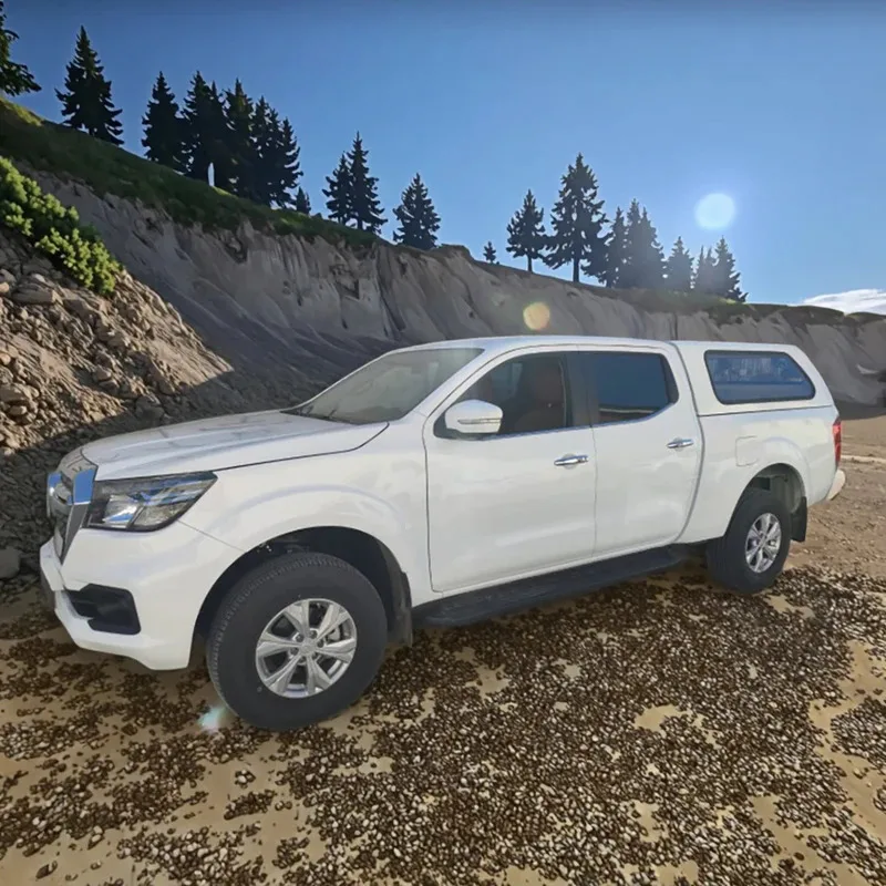 

D40 / Верхняя крышка кровати грузовика - высококачественный алюминиевый сплав, водонепроницаемый складной навес для внедорожного пикапа, жесткий верх